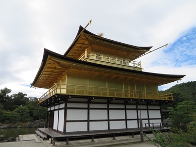 金閣寺(鹿苑寺) 鏡湖池 金閣