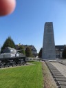 ノルマンディー地方アヴァランシュ パットン広場 解放記念碑