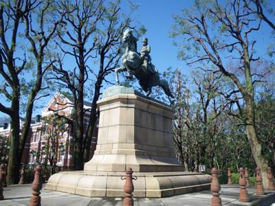 北の丸公園 北白川宮能久親王銅像