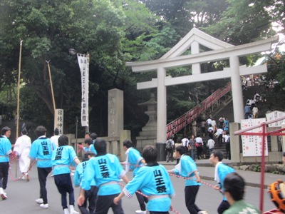 日枝神社 表参道(男坂) 山王鳥居
