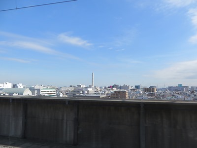 かがやき509号 グランクラスからの車窓風景(大宮駅に向かう)