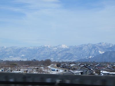 かがやき509号 グランクラスからの車窓風景