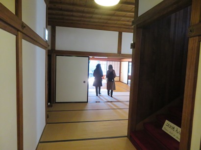駒場公園 旧前田侯爵邸(和館) 1階 玄関から続き間へ