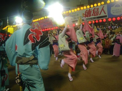 阿波踊り 南内町演舞場 ささ連・富士通連