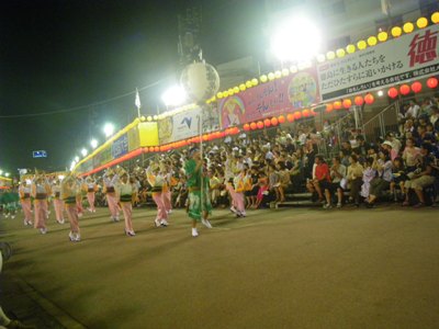 阿波踊り 南内町演舞場 若獅子連