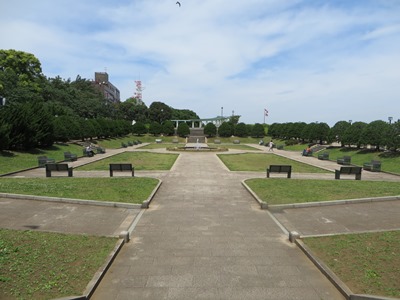 港の見える丘公園 沈床花壇