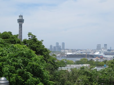 港の見える丘公園 展望台から見えるマリンタワー