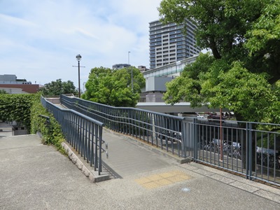 港の見える丘公園 フランス山地区 中村川に架かるフランス橋