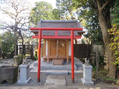 諏訪台通り(初音のみち) 功徳林寺(笠森稲荷)