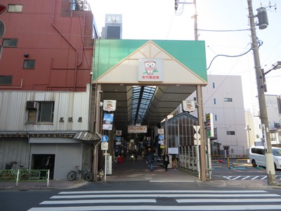 佐竹商店街(佐竹通り)を南下