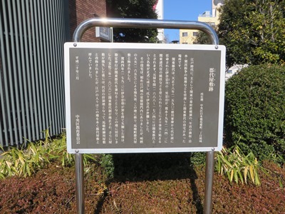 江戸通り 浅草橋南交差点 郡代屋敷跡