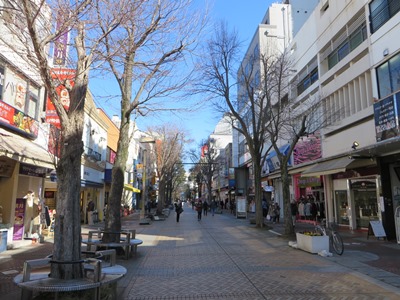 イセザキモールを北上 2丁目商店街