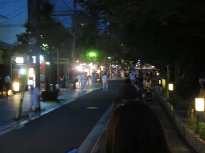 木屋町通 神輿渡御が北上