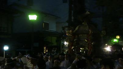 木屋町通 神輿渡御が北上(動画)