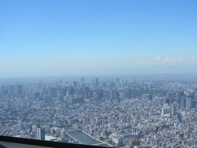 東京スカイツリー 天望回廊 東京タワー