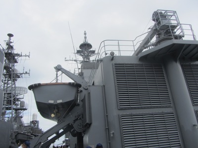 試験艦 あすか 艦尾飛行甲板へ