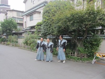 浅草寺 開催準備中の時代祭風景