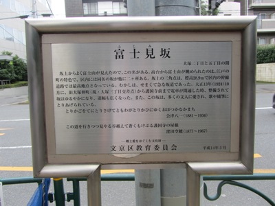 不忍通り 大塚三丁目交差点から富士見坂を下る
