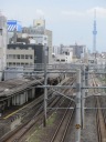 空蝉橋通り 空蝉橋からの風景