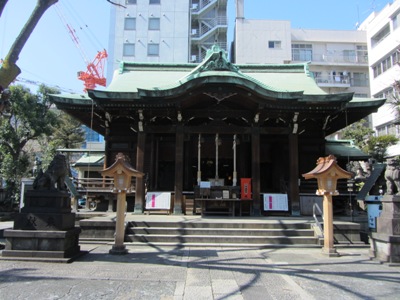 鉄砲州通り 鉄砲洲稲荷神社