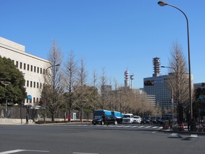 特定都道(中央官衙)257号 総理官邸前交差点
