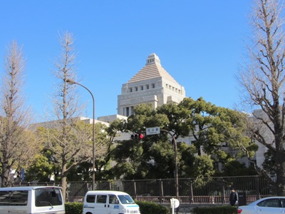 特定都道(中央官衙)257号 国会裏交差点