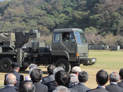 陸上自衛隊 久里浜駐屯地 分列行進