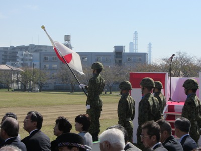 陸上自衛隊 久里浜駐屯地 分列行進
