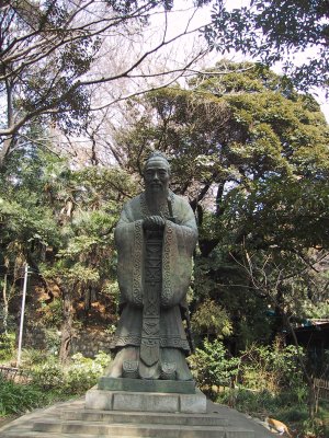 The Confucius statue