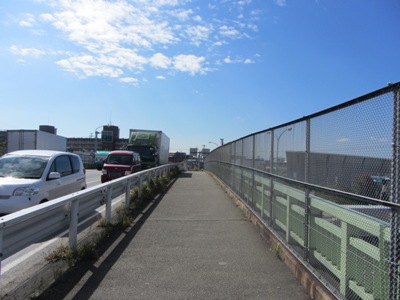 船橋行徳線(県道179号) 高速京葉道路を跨ぐ