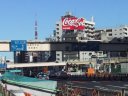 The intersection in front of the Shirogane Takanawa station 