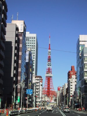 Tokyo Tower near Keio University