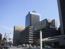 The view of the Nishi Shinbashi (Uchisaiwai cho) intersection to the direction of Hibiya