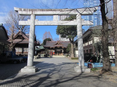 十二社熊野神社 鳥居
